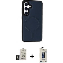 Marsilyan™- Galaxy S24 Kılıf Zirve Işık Serisi - Siyah Bilvis Hayalet Cam Ekran Koruyucu + Bilvis Titan Kamera Lens - Gd