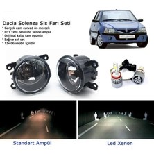 Bagajon Dacia Solenza Beyaz LED Xenon Sis Farı Seti