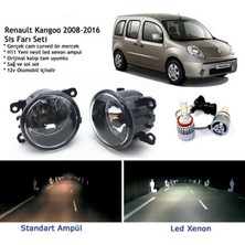 Bagajon Renault Kangoo 2008-2019 Beyaz LED Xenon Sis Farı Seti