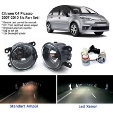 Bagajon Citroen C4 Picasso 2007-2010 Beyaz LED Xenon Sis Farı Seti