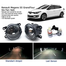 Bagajon Renault Megane Sw Grandtour 2008-2015 Beyaz LED Xenon Sis Farı Seti