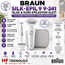 Braun Bir Epilatörden Çok Daha Fazlası ,silk-Epil 9  Bikini Trimmer Islak Kuru Epilasyon Aleti