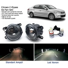 Bagajon Citroen C-Elysee Beyaz LED Xenon Sis Farı Seti