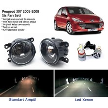 Bagajon Peugeot 307 2005-2008 Beyaz LED Xenon Sis Farı Seti