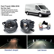 Bagajon Transit 2006-2018 Beyaz LED Xenon Sis Farı Seti
