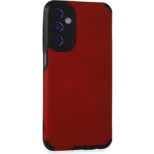 Durukar®  Samsung Galaxy M34 5g Kılıf Loop Deri Silikon - Kırmızı