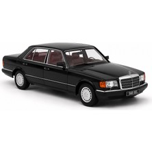 Norev 1:18 Mercedes-Benz 560 Sel W126 1991 Siyah Diecast Model Araba