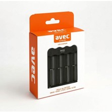 Avec AV-M7002 -Hızlı Şarj LED Görtege Li-On 4X18650 Pil Şarj Cihazı