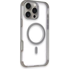 Mudanis Joko Apple Iphone 16 Pro Max Hilton Magsafe Kapak - Titan Gri