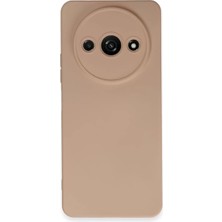 SDT Newface Xiaomi Redmi A3 4g Kılıf Nano Içi Kadife Silikon - Pudra