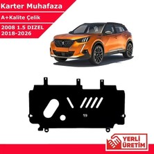 Bagajon Peugeot 2008 1.5 Dizel 2018-20266 Çelik Karter Muhafaza Çelik Koruma Sacı A+ Kalite Yerli Üretim