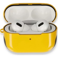 SDT Newface Apple Airpods Pro (1.nesil) 3in1 Kılıf - Sarı