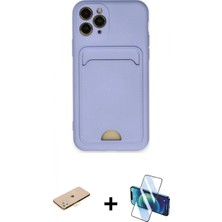 Pileli Store Pilelistore™ iPhone 11 Pro Kılıf Vadi Çizgi Prime - Siyah 3D Antistatik Seramik Nano Ekran Koruyucu + Renkli Kamera Lens Koruma Cam - Pe
