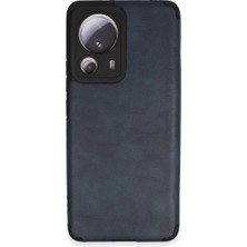 SDT Newface Xiaomi Mi 13 Lite Kılıf Loop Deri Silikon - Lacivert