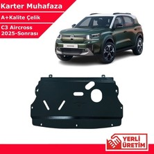 Bagajon Citroen C3 Aircross 2025 ve Sonrası Çelik Karter Muhafaza Çelik Koruma Sacı A+ Kalite Yerli Üretim