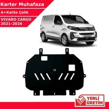 Bagajon Opel Vivaro Cargo 2000CC 2021-2026 Çelik Karter Muhafaza Çelik Koruma Sacı A+ Kalite Yerli Üretim
