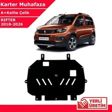 Bagajon Peugeot Rifter 2018-2026 Çelik Karter Muhafaza Çelik Koruma Sacı A+ Kalite Yerli Üretim