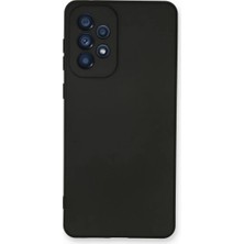 SDT Newface Samsung Galaxy A53 5g Kılıf Nano Içi Kadife Silikon - Siyah