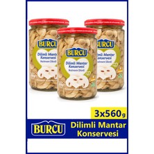 Burcu Dilim Mantar Konservesi 560 gr x 3 Adet