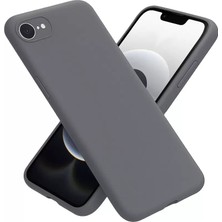 SDT Newface Apple iPhone 16E Kılıf First Silikon - Gri