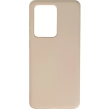 SDT Newface Samsung Galaxy S20 Ultra Kılıf Nano Içi Kadife Silikon - Pudra