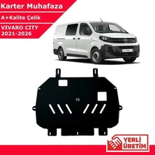 Bagajon Opel Vivaro City 2000CC 2021-2026 Çelik Karter Muhafaza Çelik Koruma Sacı A+ Kalite Yerli Üretim