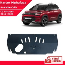 Bagajon Citroen C3 Aircross 2016-2024 Çelik Karter Muhafaza Çelik Koruma Sacı A+ Kalite Yerli Üretim