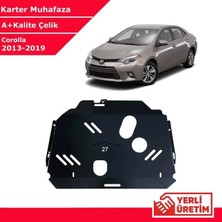 Bagajon Toyota Corolla 2013-2019 Çelik Karter Muhafaza Çelik Koruma Sacı A+ Kalite Yerli Üretim