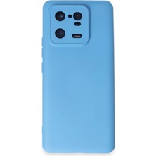 SDT Newface Xiaomi Mi 13 Pro Kılıf Nano Içi Kadife Silikon - Mavi