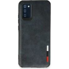 SDT Newface Samsung Galaxy A03S Kılıf Loop Deri Silikon - Lacivert