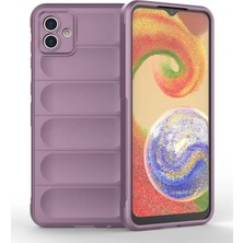 SDT Newface Samsung Galaxy A04E Kılıf Optimum Silikon - Mor