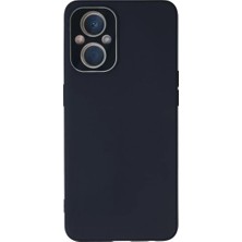 SDT Newface Oppo Reno 7 Lite Kılıf Lansman Glass Kapak - Lacivert