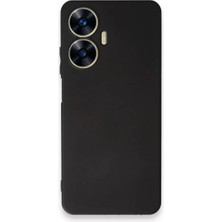 SDT Newface Realme C55 Kılıf First Silikon - Siyah