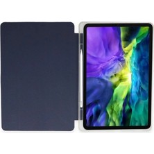 Colezium Ipad Pro 11 (2024) Kılıf Kalemlikli Mars Tablet Kılıfı - Lacivert