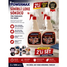 Powermax Sihirli Leke Sökücü 1000 ml x 2 Adet Toplam 2 Lt Ekonomik Set