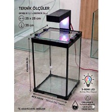 Bollmix Yeni Nesil 25*25*35 Armatürlü Nano Akvaryum Beta House