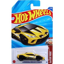 Hot Wheels - Lamborghini Huracan Sterrato - Sarı (1/64) Yurt Dışı Uzun Kartonet - JBB86