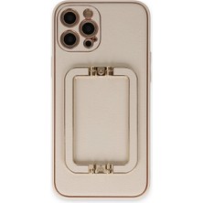 Durukar®  iPhone 12 Pro Kılıf Coco Elit Kapak - Gold