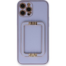 Durukar®  iPhone 12 Pro Kılıf Coco Elit Kapak - Lila