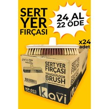 KEP Sert Yer, Halı ve Sert Yüzey Yıkama Fırçası. Banyo, Fayans Temizliği - Koli - 24'lü - 22 Öde 24 Al