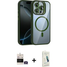 Pileli Store Pilelistore™ iPhone 14 Pro Max Kılıf Yadigar Asil Koleksiyonu - Şeffaf Pasifik Cam Ekran Koruyucu + Bilvis Titan Kamera Lens - Gs