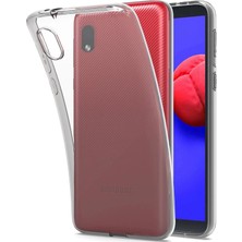Durukar®  Samsung Galaxy A01 Core Kılıf Lüx Şeffaf Silikon