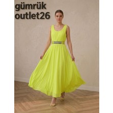 Noqkta Askılı Abiye