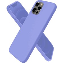 Durukar®  iPhone 12 Pro Kılıf First Silikon - Mor