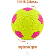 My Vintage Hentbol Topu Renkli Soft Katman Çocuk Mini Futbol Topu No:1 Iç Mekan Minik Top
