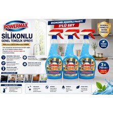 Powermax Silikonlu Temizleyici 750 ml x 3 Adet Toplam 2250 ml Ekonomik Set