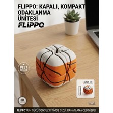 Hbs Art Design Flıppo Basketbol Stres Oyuncağı - 4X4CM Masaüstü Fidget