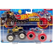 SDT Group Trucks 1:64 Güçlü Ikili Arabalar Ramblın Wrecker & Totaled FYJ64 - JCC67