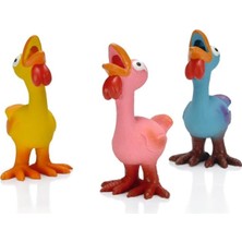 SDT Group Köpek Oyuncağı, Sesli, Horozlar, Lateks, Çeşitli Renklerde, 17X9,5X9CM