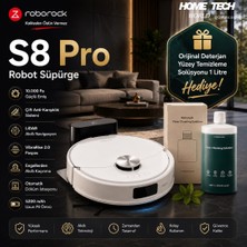 Roborock S8 Pro Robot Süpürge Beyaz